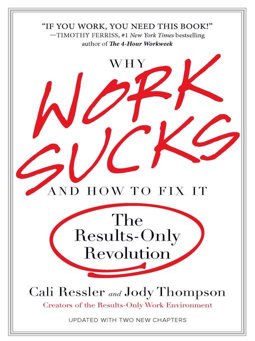 Title details for Why Work Sucks and How to Fix It by Cali Ressler - Available